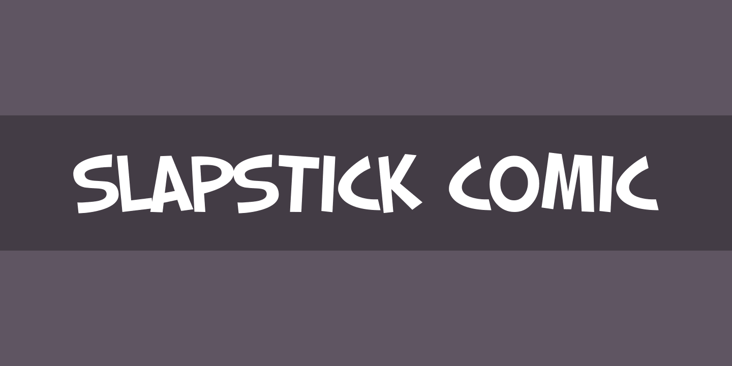 Slapstick Comic Font